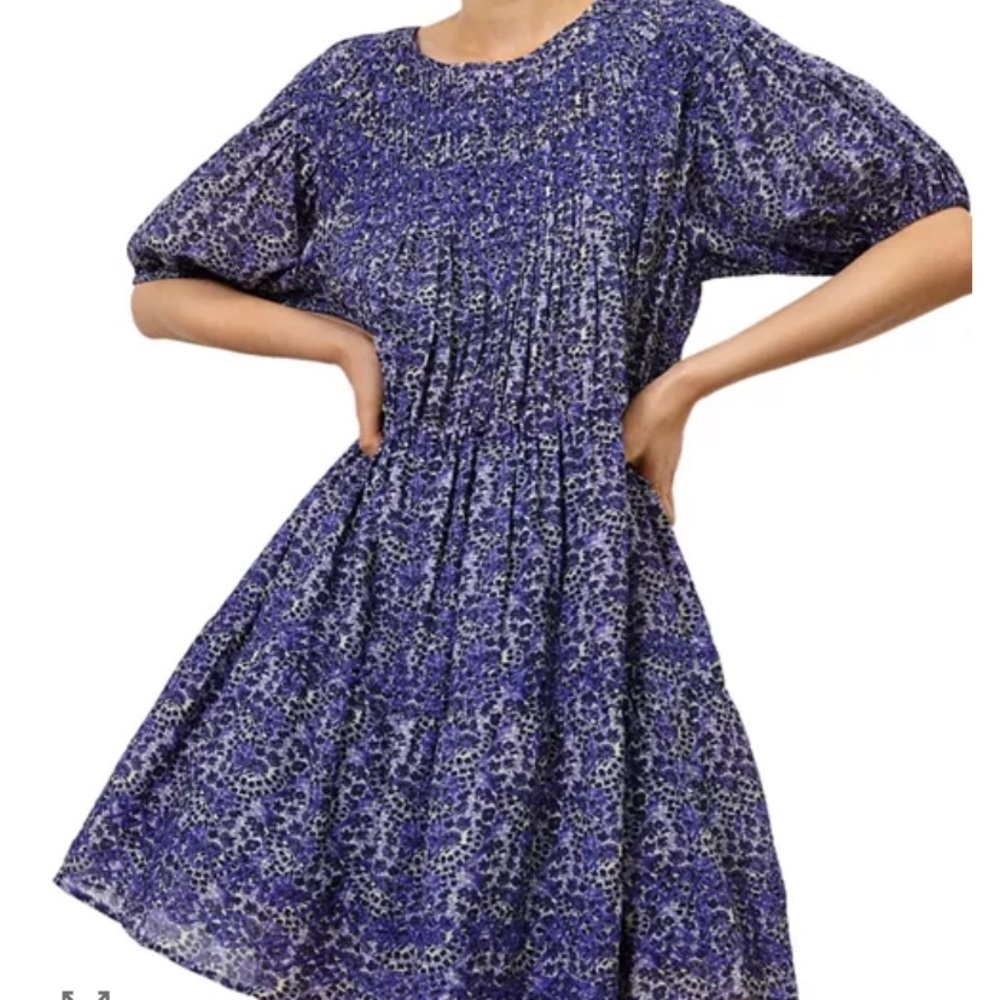 ba&sh Iris Printed Mini Dress Size 2 - Picture 1 of 12